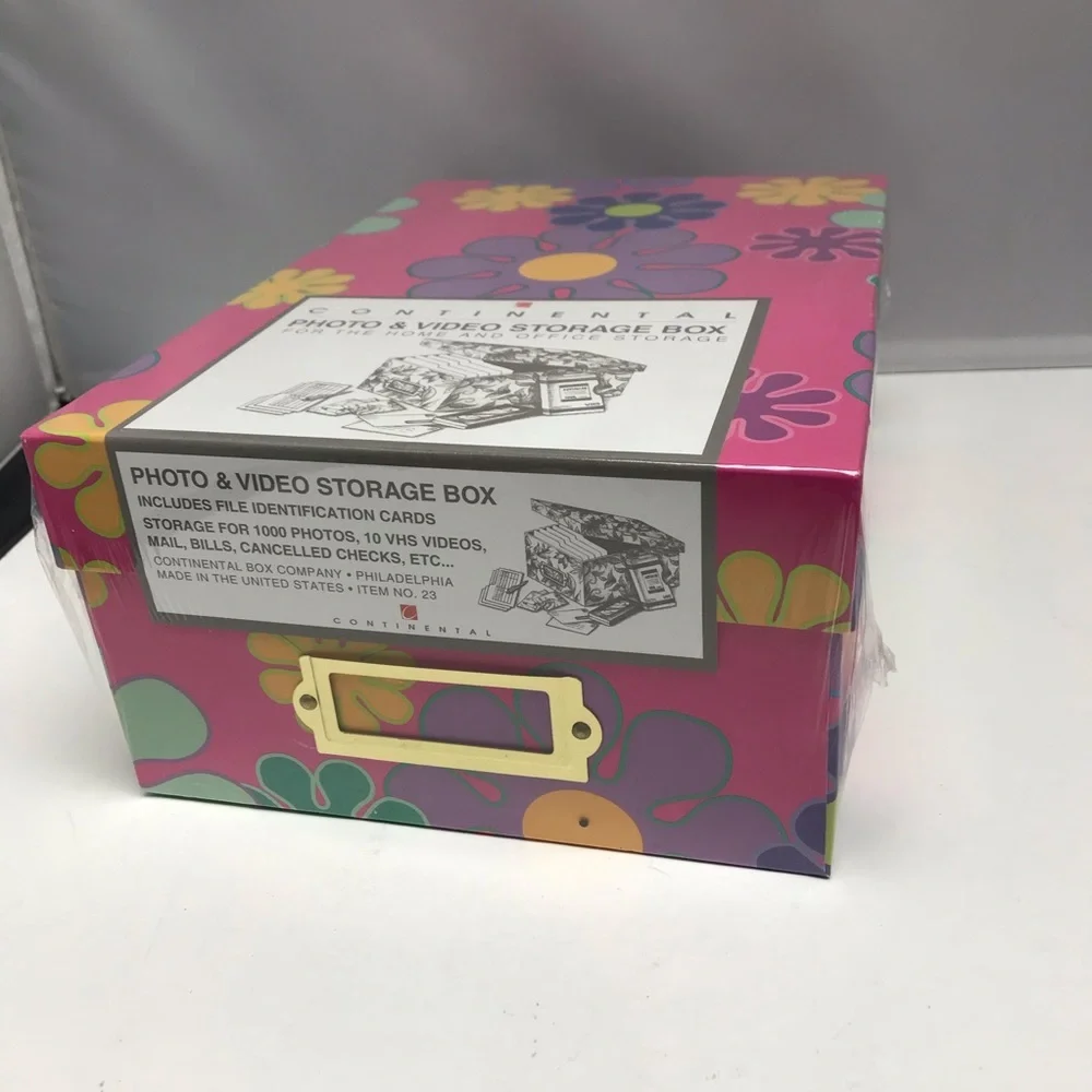 Flower Power 1960s Photo Memory Box